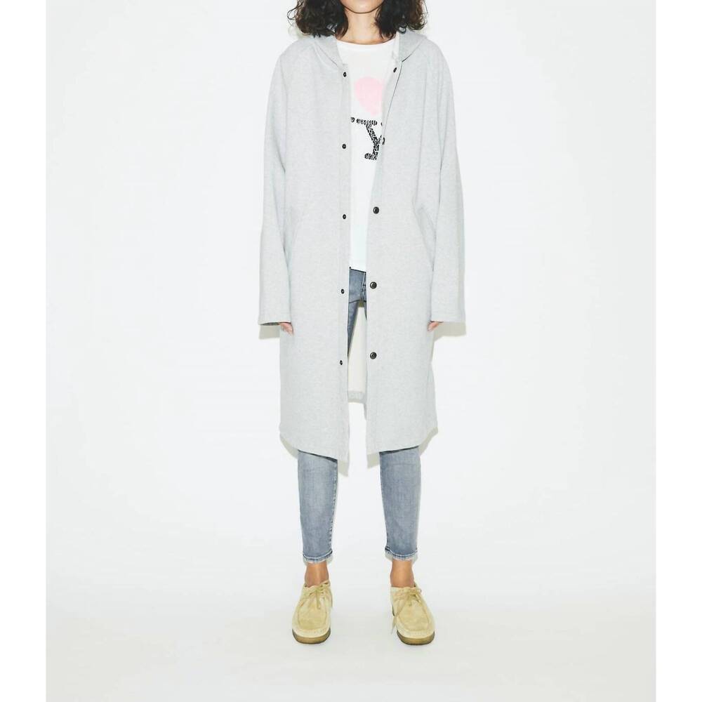 NEW 6397 stadium coat in grey heather